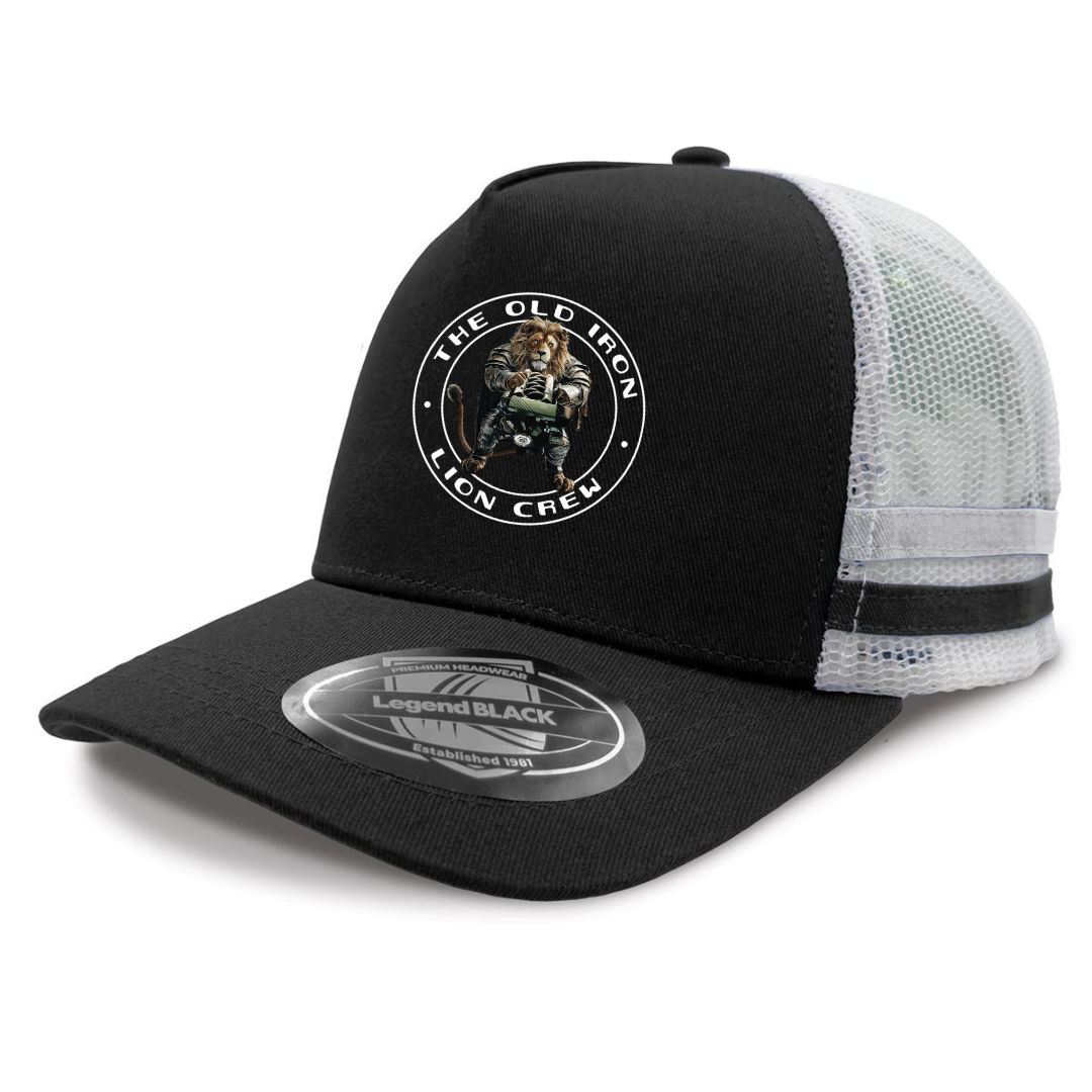 OILC TRUCKER CAP - BLACK/WHITE