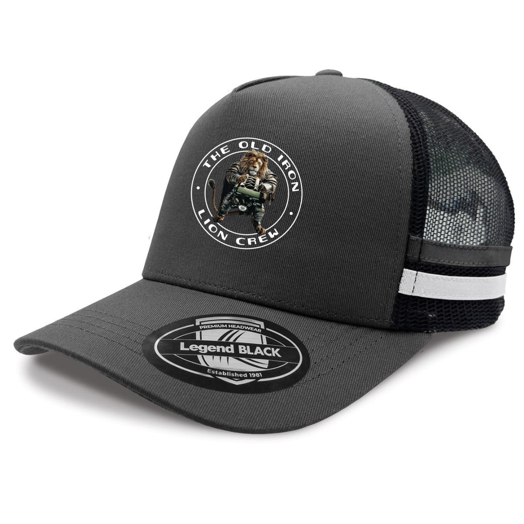 OILC TRUCKER CAP - CHARCOAL/WHT/BLK