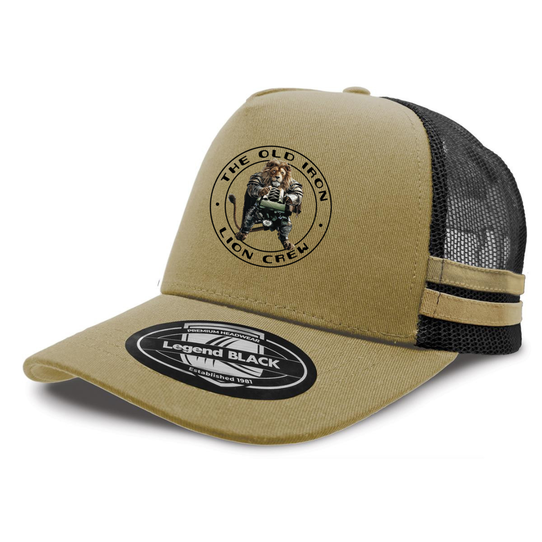OILC TRUCKER CAP - KHAKI/BLACK