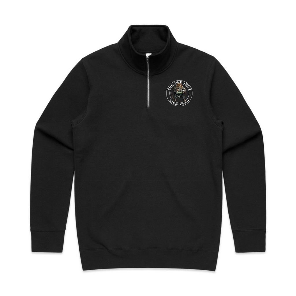 OILC 1/2 ZIP CREW NECK JUMPER