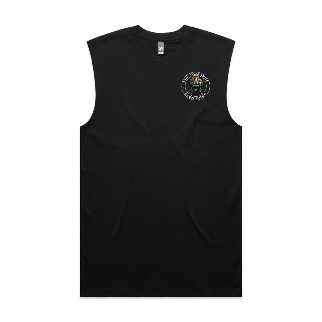 OILC LOGO V8 MUSCLE TANK - 100% COTTON