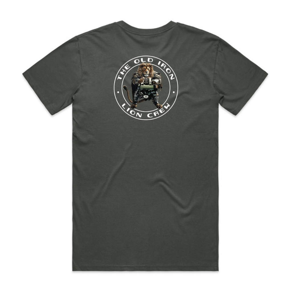 OILC LOGO TEE - 100% PREMIUM COMBED COTTON - CHARCOAL
