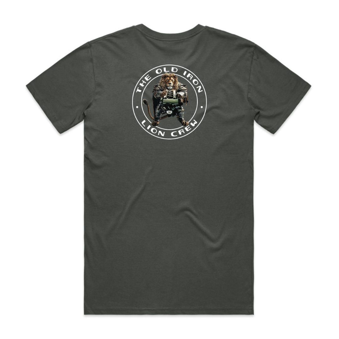 OILC LOGO TEE - 100% PREMIUM COMBED COTTON - CHARCOAL