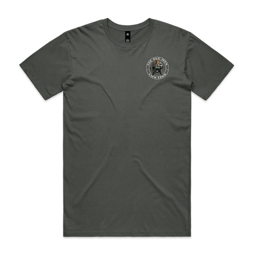 OILC LOGO TEE - 100% PREMIUM COMBED COTTON - CHARCOAL