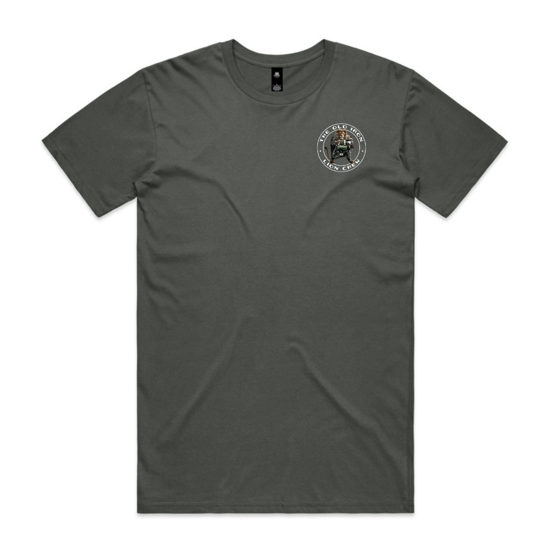 OILC LOGO TEE - 100% PREMIUM COMBED COTTON - CHARCOAL