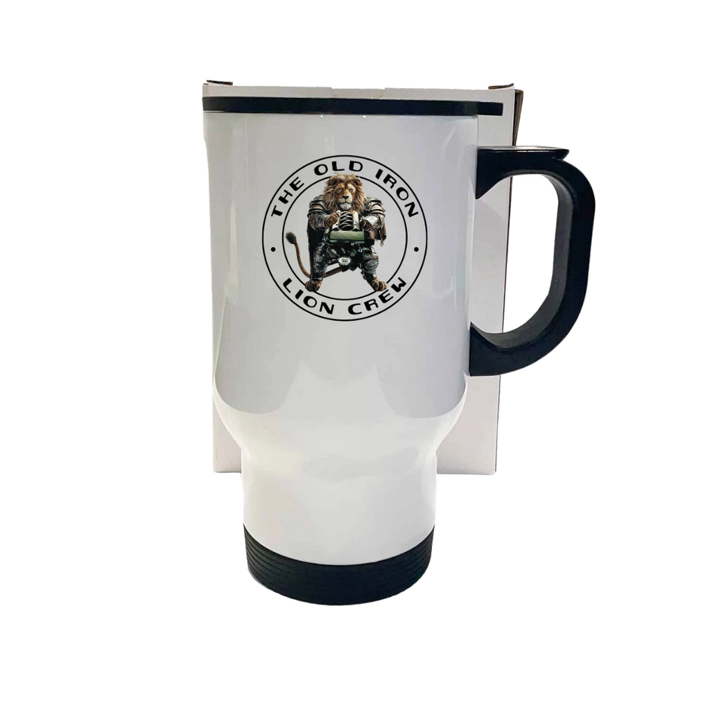 OILC STAINLESS STEEL TRAVEL MUG 450ml