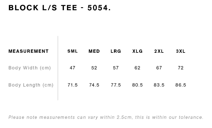 OILC LOGO LS TEE - 100% PREMIUM COMBED COTTON