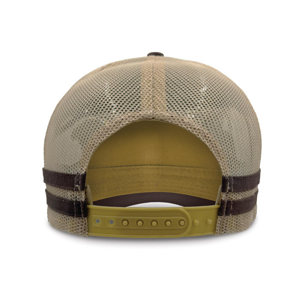 OILC TRUCKER CAP - BROWN/BEIGE