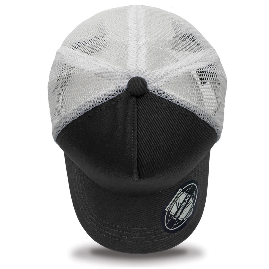 OILC TRUCKER CAP - BLACK/WHITE
